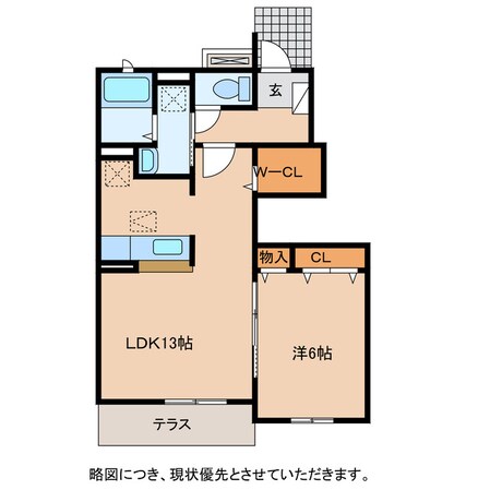 アースフィールドH-Ⅲの物件間取画像